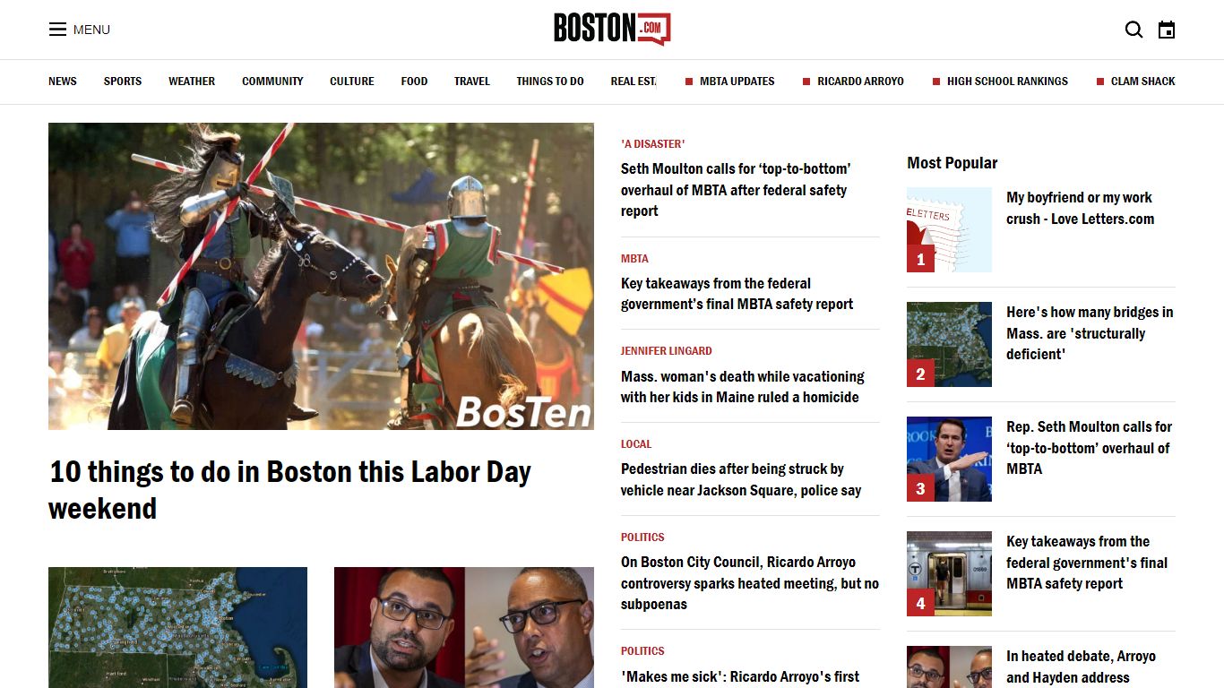 Boston.com: Local breaking news, sports, weather, and things to do